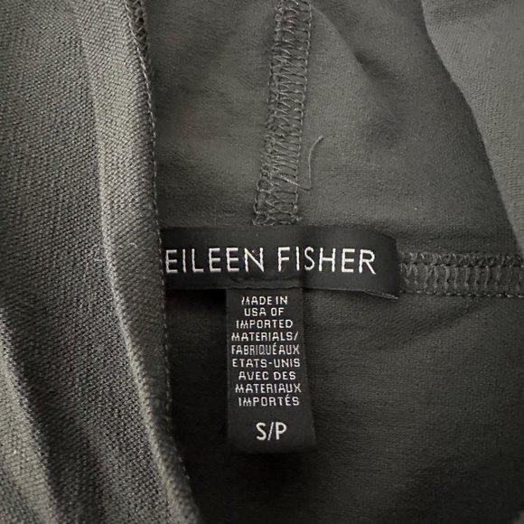 Eileen‎ Fisher Gray Lightweight Longline Hooded Zipper Spring Jacket Size Small - Picture 8 of 9
